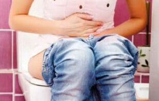 Caureja ir zarnu parazītu klātbūtnes simptoms cilvēkiem